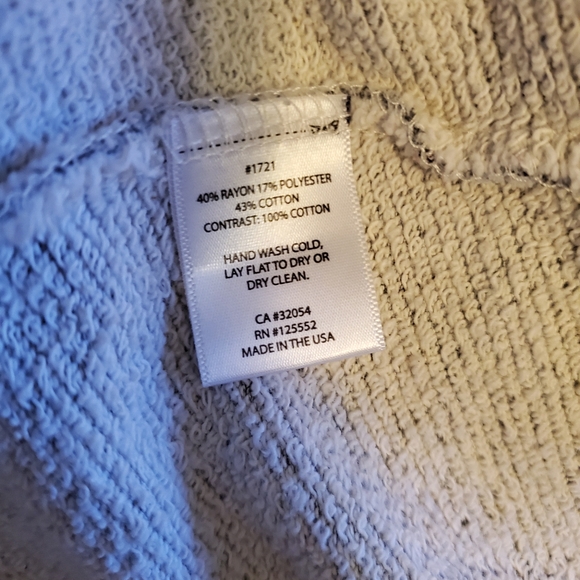 Long Sleeved Anthro Sweatshirt Jacket - Picture 6 of 8